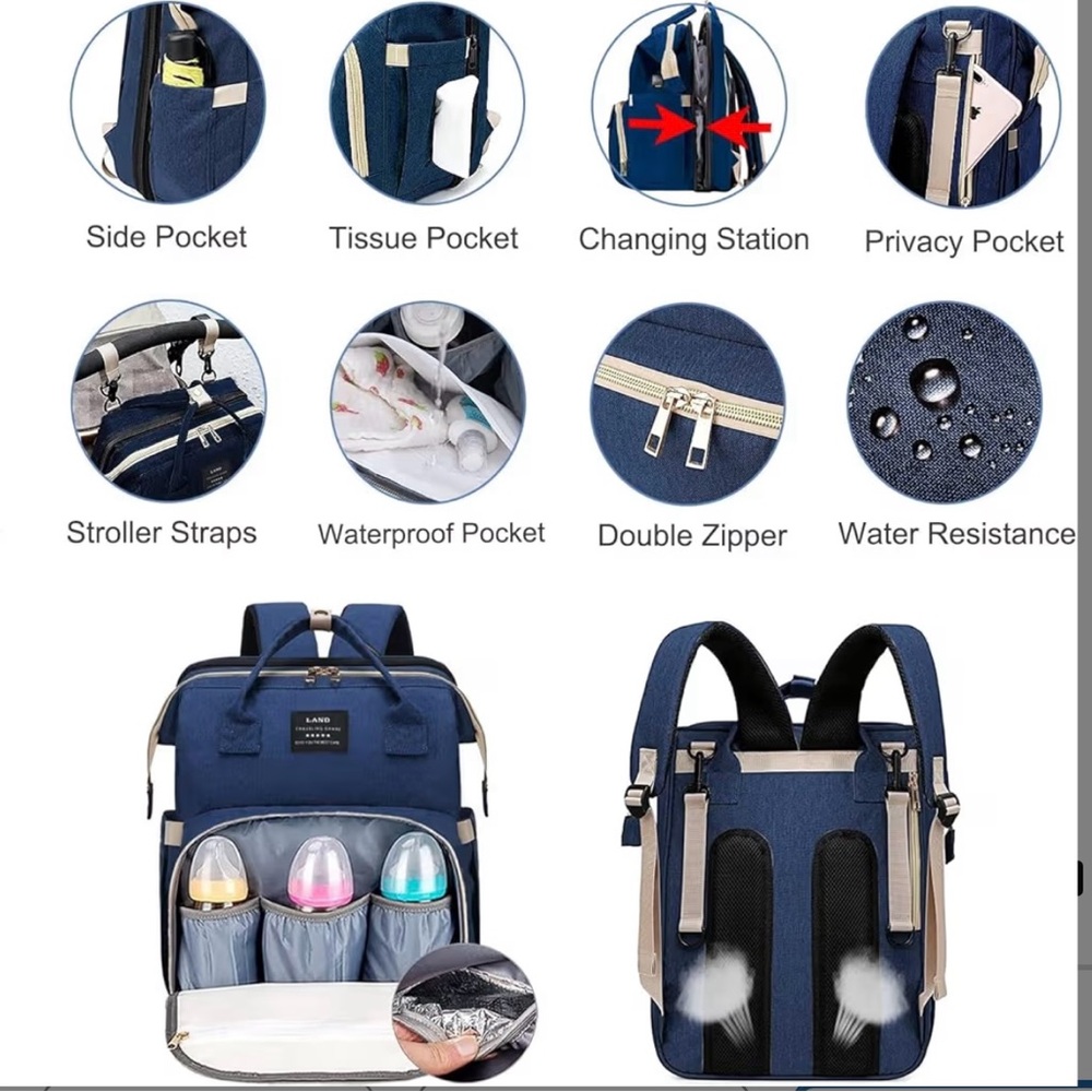 AND Dark Blue Men's Backpack - Picture 5 of 5